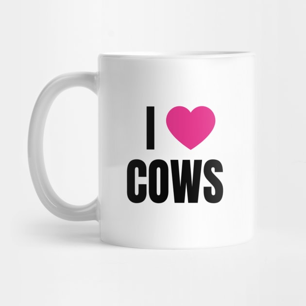 I Love Cows by QCult